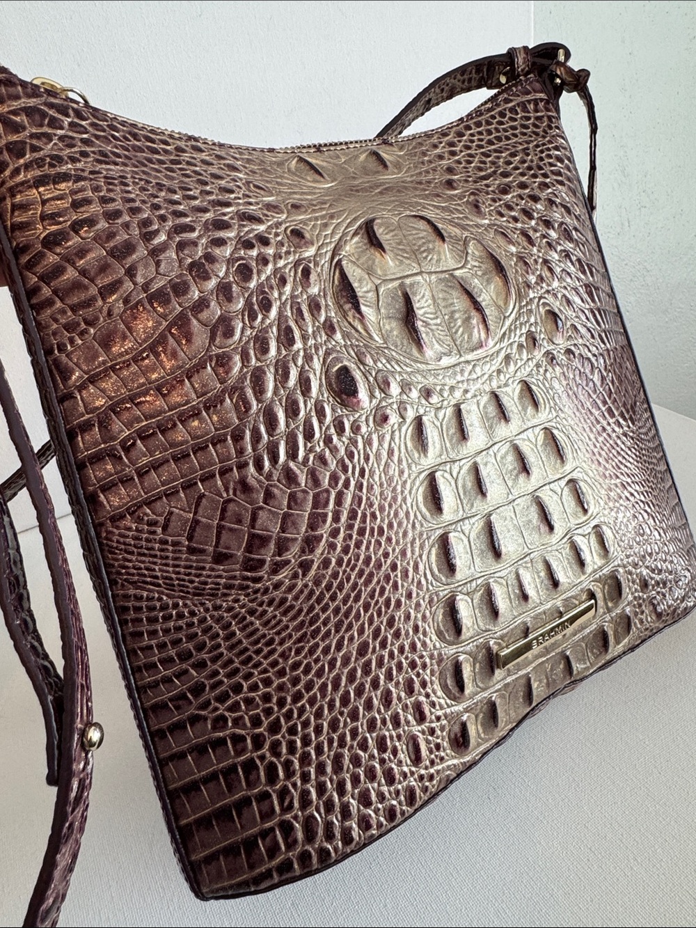 Brahmin Katie Crossbody Port Ombré Harmonia - Picture 11 of 15